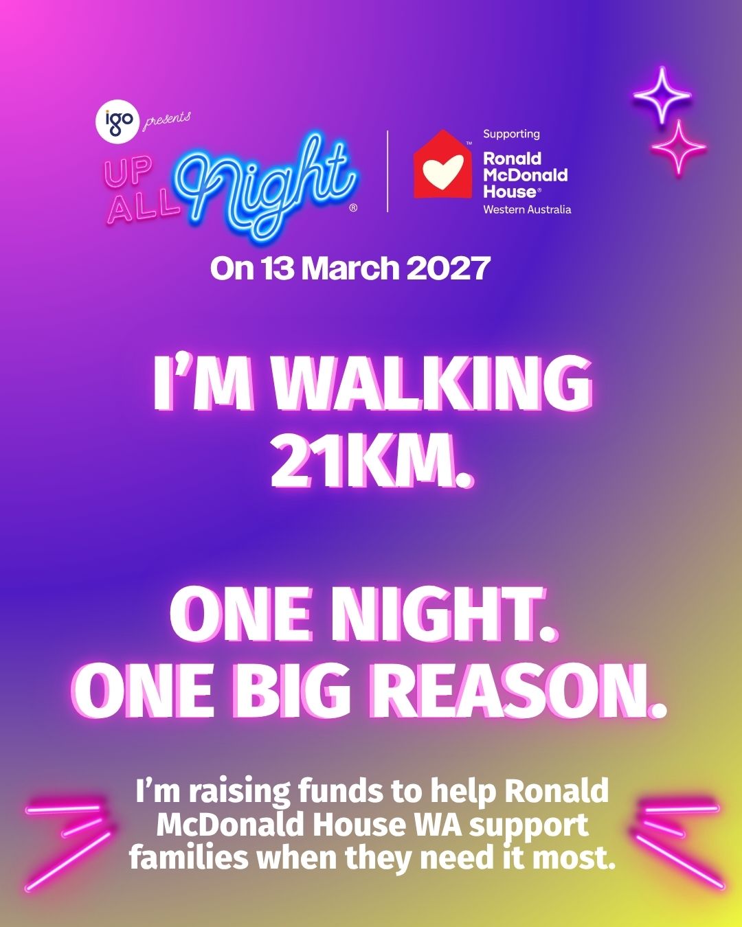 UAN2027 Social Tile Two- WALK 21KM
