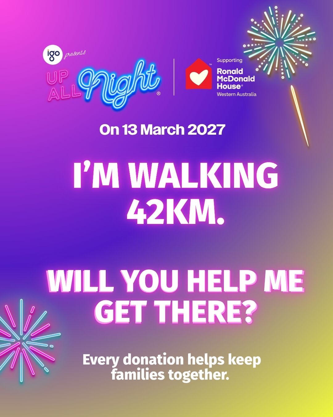 UAN2027 Social Tile Two - WALK 42KM